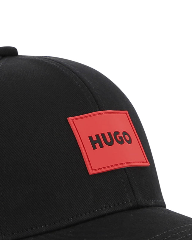 kids atelier hugo Black Logo Cap