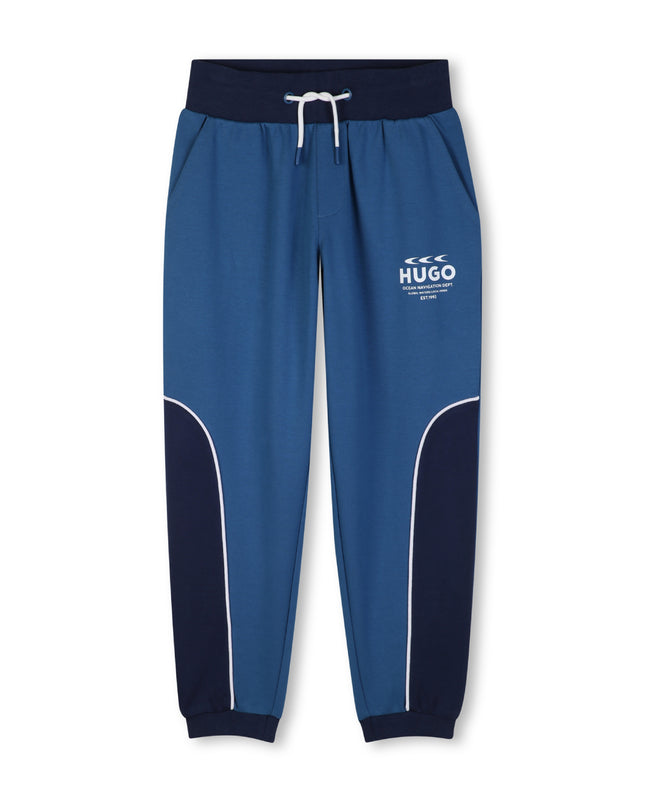 kids atelier hugo Blue Jogging Pants