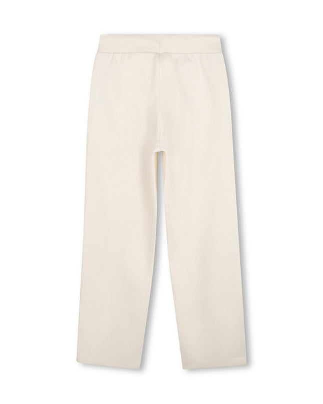 kids atelier hugo Cream Striped Jogging Pants