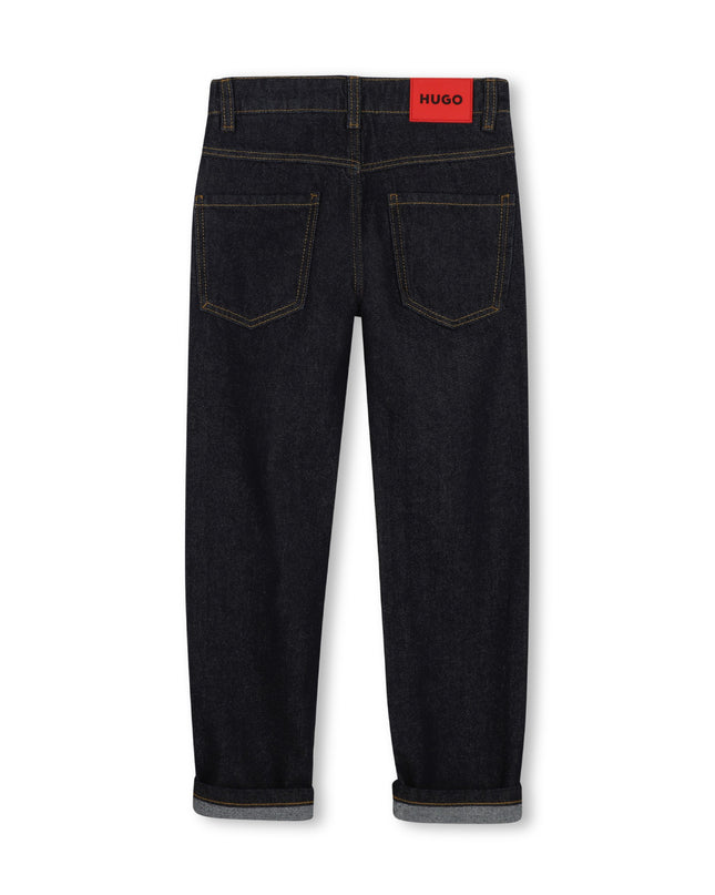 kids atelier hugo Blue Denim Pants