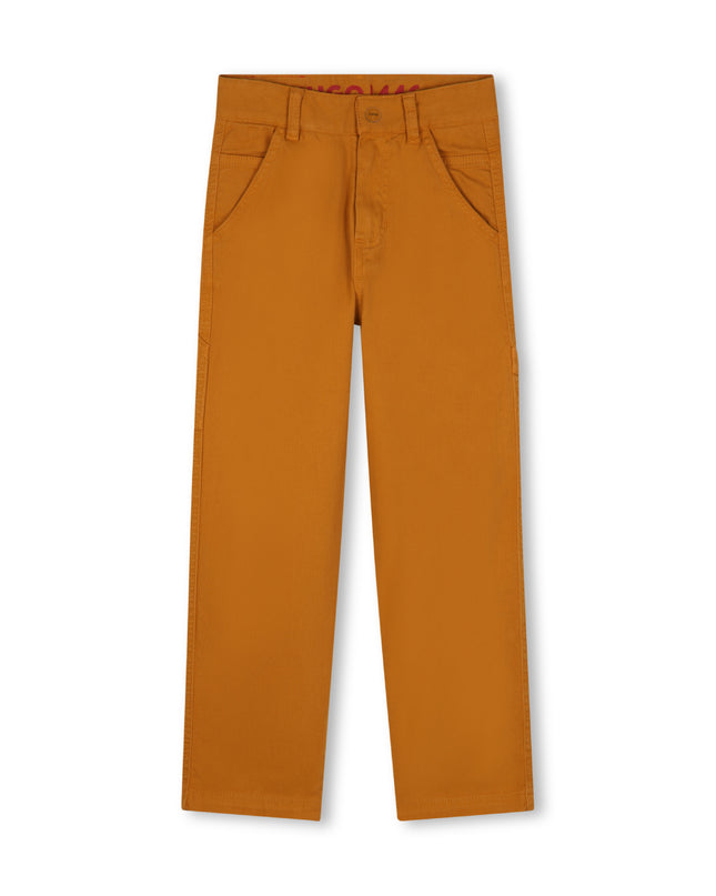 kids atelier hugo Brown Twill Trousers