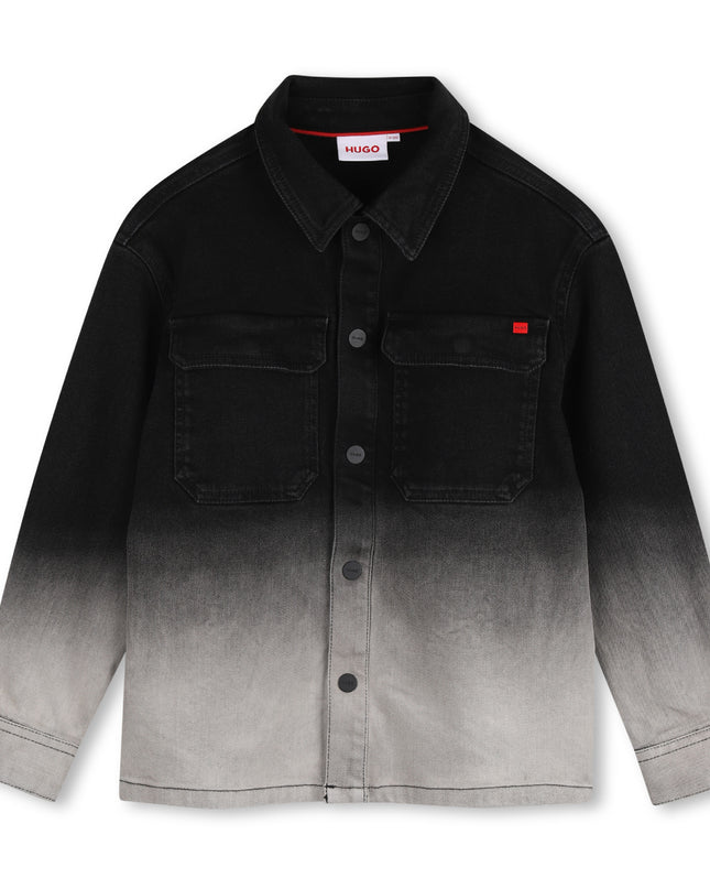 kids atelier hugo Gradient Denim Overshirt