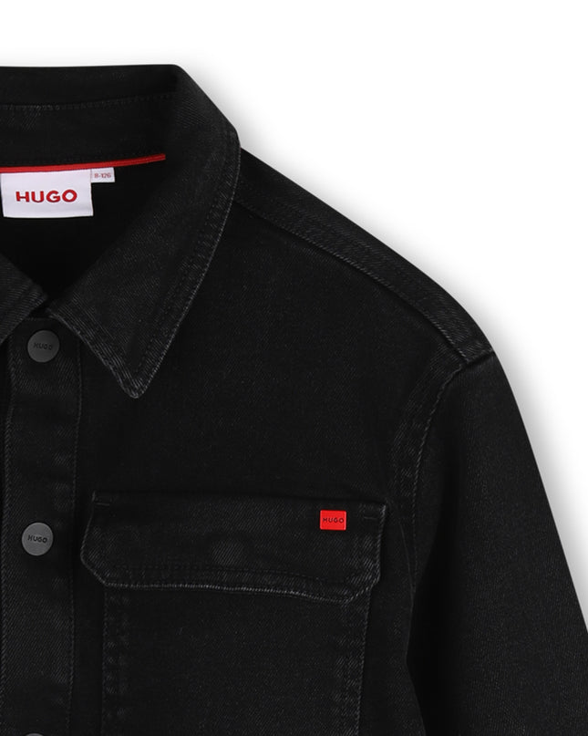 kids atelier hugo Gradient Denim Overshirt