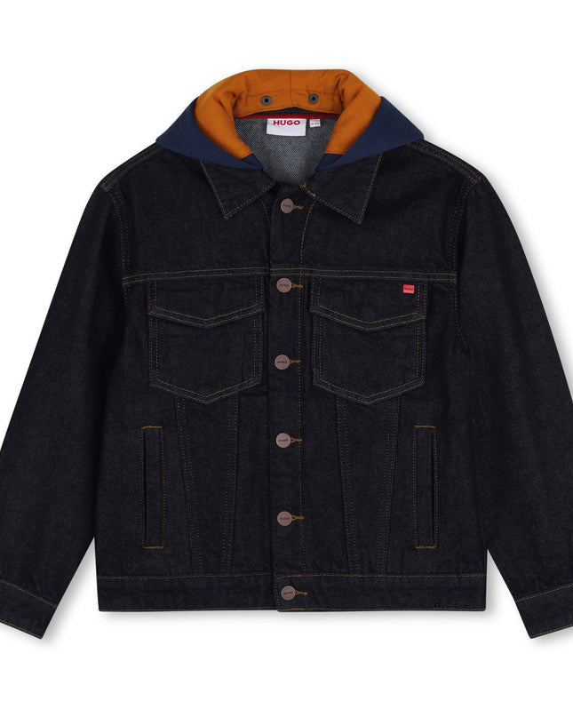 kids atelier hugo Denim Hooded Jacket
