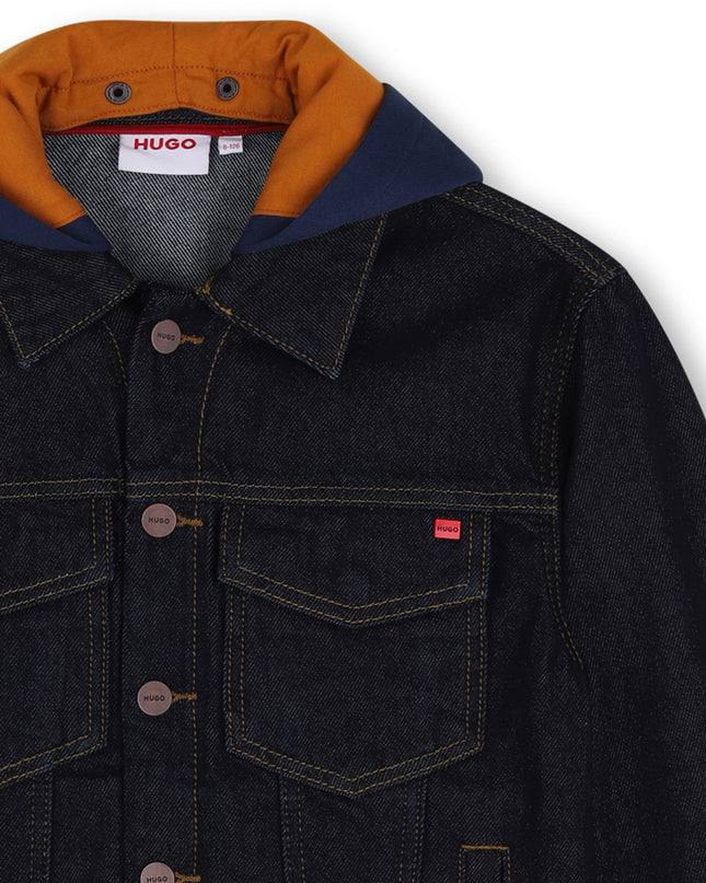 kids atelier hugo Denim Hooded Jacket