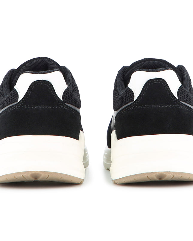 kids atelier hugo Black Faux Suede Sneakers