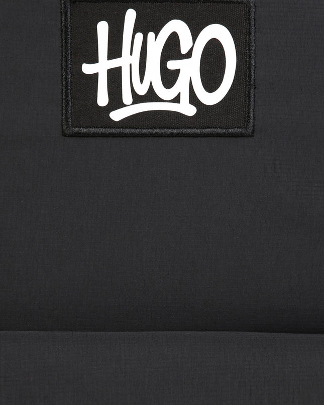 kids atelier hugo Black Ripstop Backpack