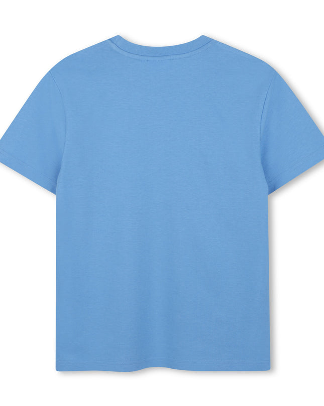 kids atelier hugo Blue Bold Logo T‑Shirt