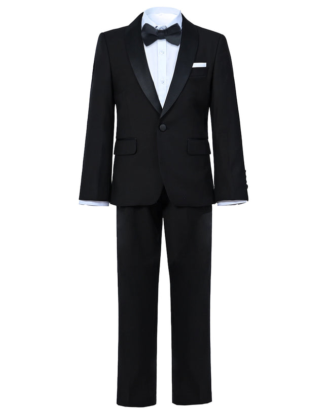 moustache-W201-700-Black-4pcs Suit Set