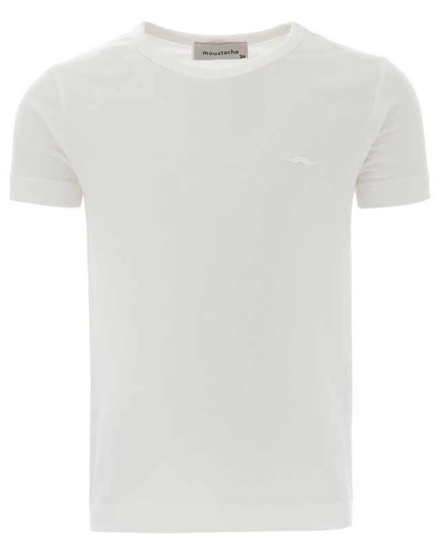 Moustache-320709-Off White-Basic T-Shirt