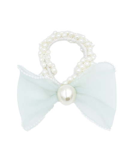 mimi tutu-MTPCS25006-Pearl Tulle Scrunchie