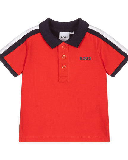 BOSS-BB-BRIGHT RED-SHORT SLEEVE POLO-J05924-992