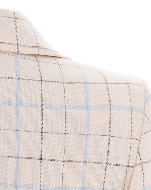 kids-atelier-moustache-kid-boy-baby-22m18-beige-plaid-print-blazer