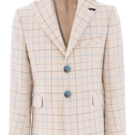 kids-atelier-moustache-kid-boy-baby-22m18-beige-plaid-print-blazer