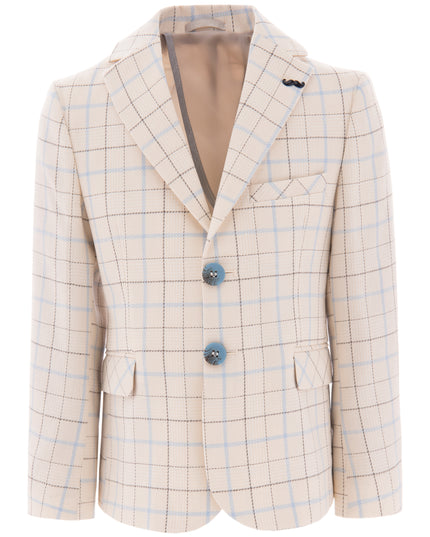 kids-atelier-moustache-kid-boy-baby-22m18-beige-plaid-print-blazer