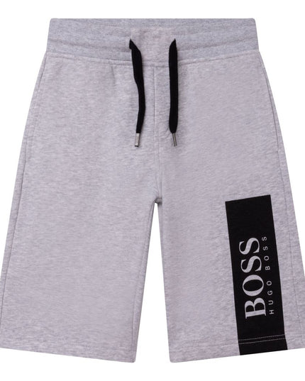 BOSS-KB-CHINE GREY-BERMUDA SHORTS-J24744-A32