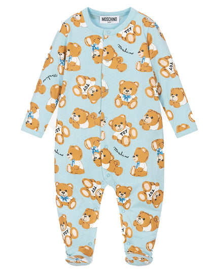 MOSCHINO-BEAR PRINT BODYSUIT-MUT02W-LAB48-82576-CLOUD