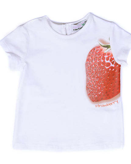Sweet Cactus-11395-Strawberry-Organic T-shirt