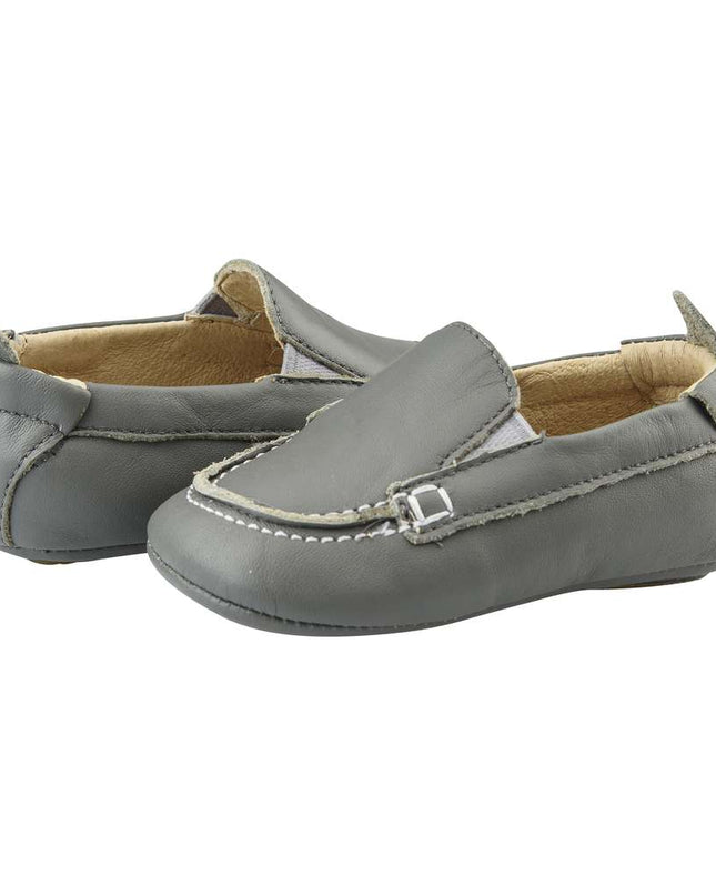 OLDSOLES-Baby Boat Shoe Grey-089GR