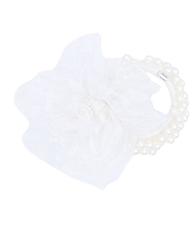 mimi tutu-MTPCS25004-Tulle Flower Scrunchie