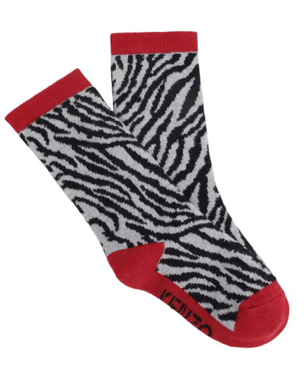 kids atelier kenzo Red & Black Socks