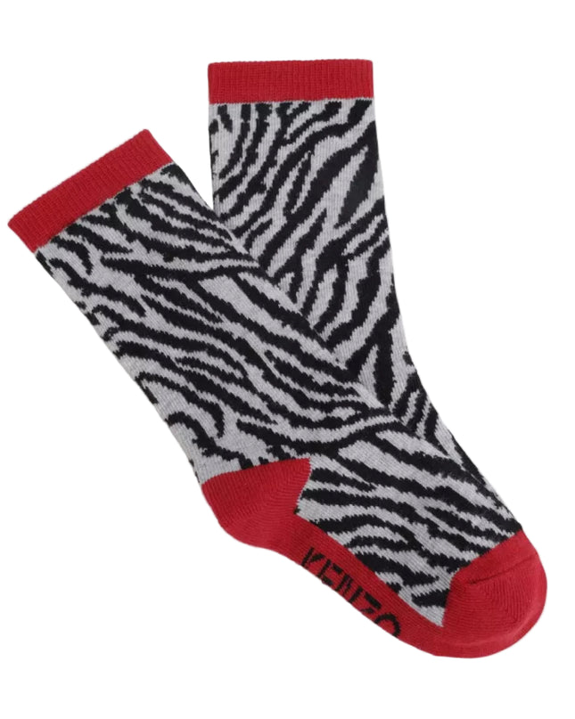 kids atelier kenzo Red & Black Socks