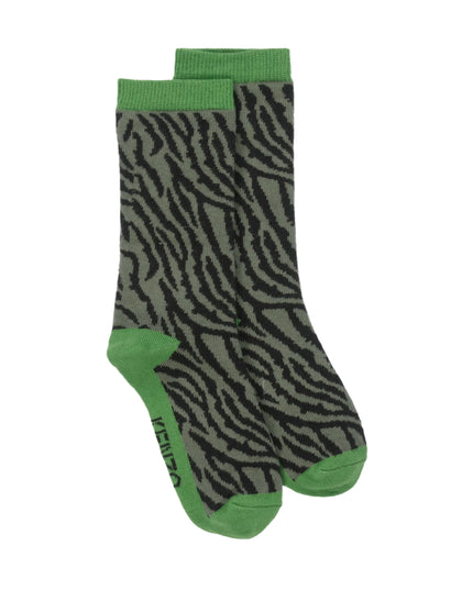kids atelier kenzo Olive Green Socks