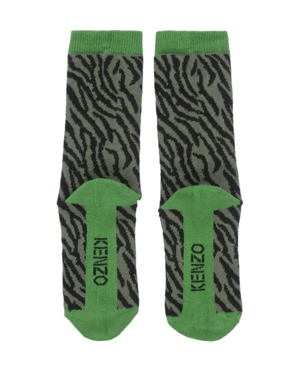 kids atelier kenzo Olive Green Socks