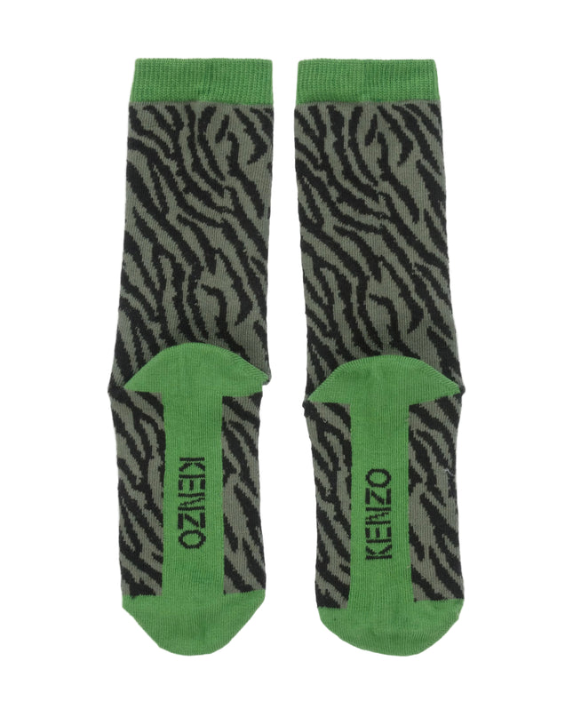 kids atelier kenzo Olive Green Socks