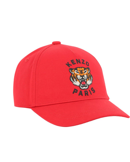 Kids Atelier-Kenzo-Kids Dark Red Cap