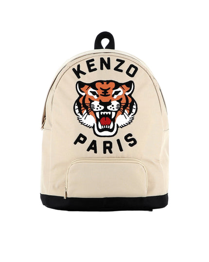 Kids atelier-Kenzo-Tiger Logo Patch Backpack