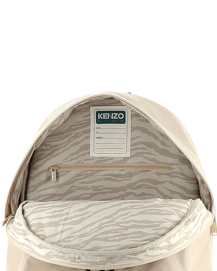 Kids atelier-Kenzo-Tiger Logo Patch Backpack