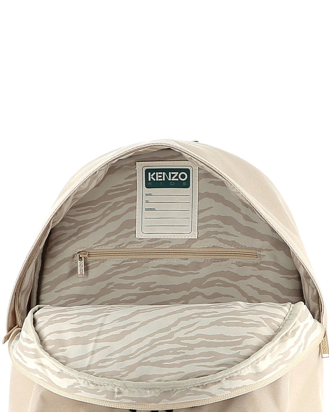 Kids atelier-Kenzo-Tiger Logo Patch Backpack