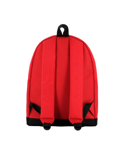 Kids Atelier-Kenzo-Tiger Logo Red Patch Backpack