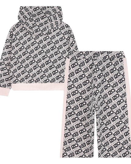 Kids Atelier-Kenzo-Pink Pale Cardigans + Trousers