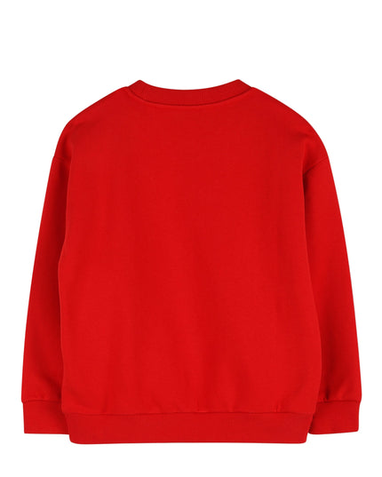 Kids atelier-Kenzo-Red Tiger Logo Sweatshirt