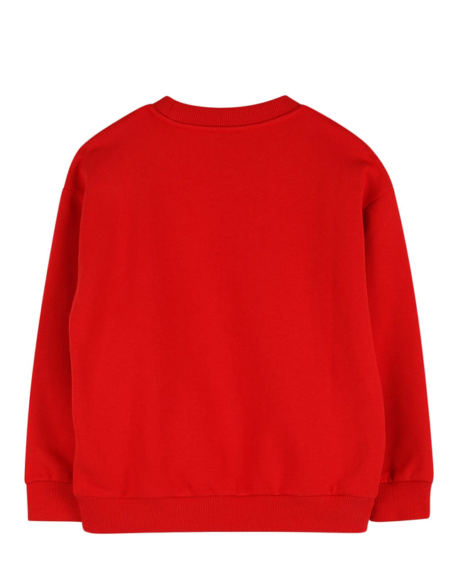 Kids atelier-Kenzo-Red Tiger Logo Sweatshirt