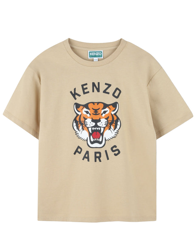 Kids atelier-Kenzo-Tiger Short Sleeve T-Shirt