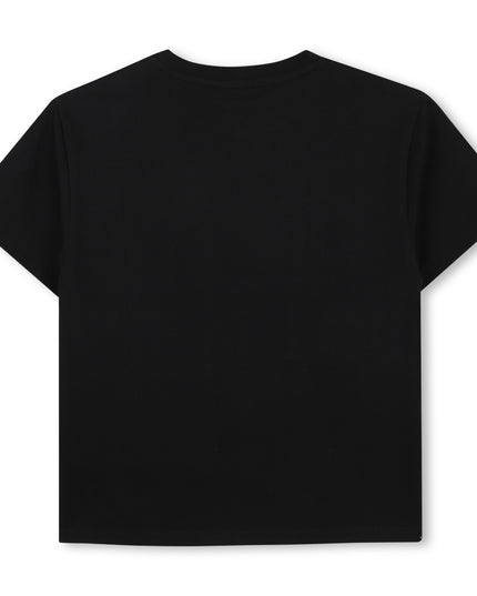 kids atelier Kenzo Black Paris Logo T-shirt