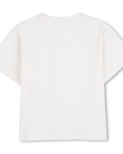 kids atelier Kenzo Off-white Paris Logo T-shirt