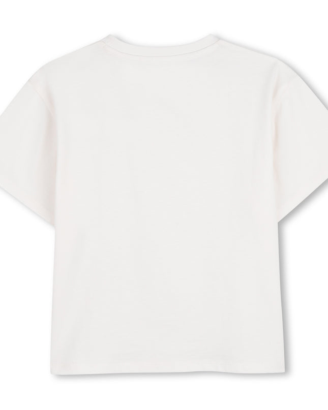 kids atelier Kenzo Off-white Paris Logo T-shirt