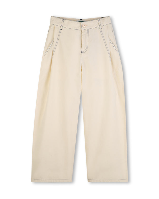 kids atelier kenzo Beige Wide-Leg Kenzo Pants