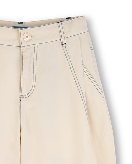 kids atelier kenzo Beige Wide-Leg Kenzo Pants