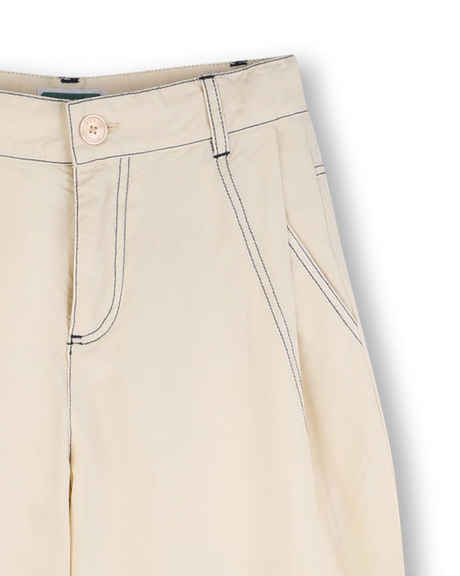 kids atelier kenzo Beige Wide-Leg Kenzo Pants