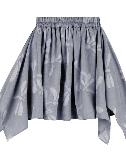 kids atelier kenzo Pale Blue Kenzo Asymmetrical Skirt