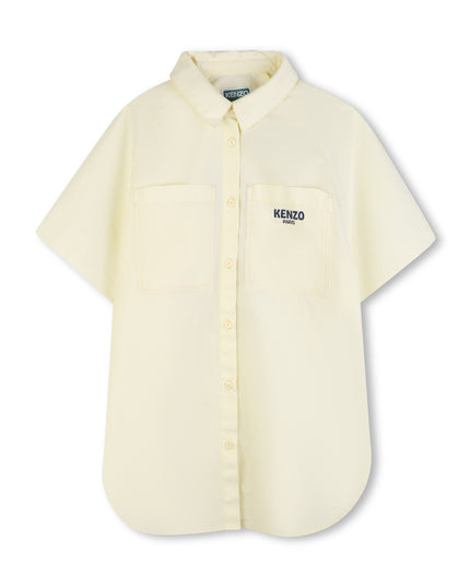 kids atelier kenzo Straw Yellow Kenzo Shirt Dress