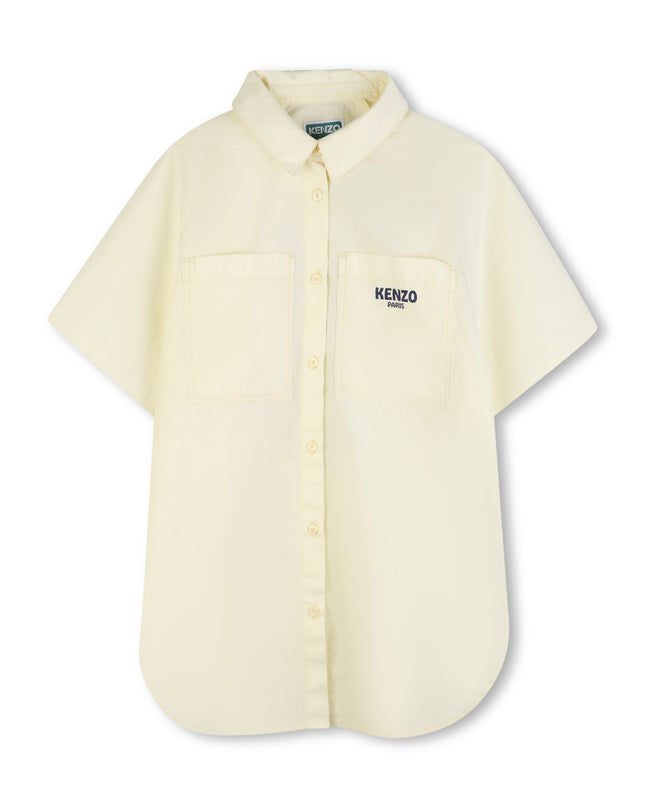 kids atelier kenzo Straw Yellow Kenzo Shirt Dress