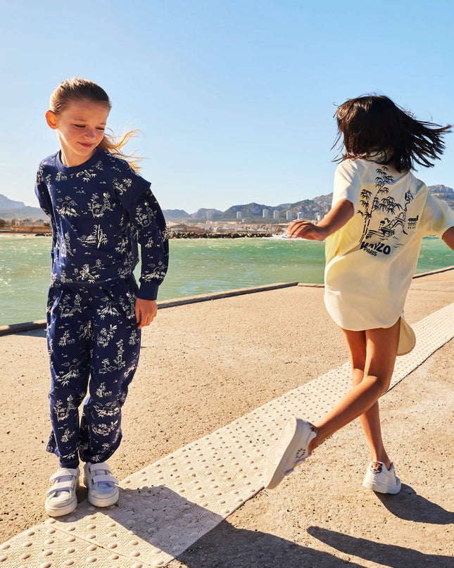 kids atelier kenzo Straw Yellow Kenzo Shirt Dress