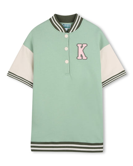 kids atelier kenzo Quiet Green Kenzo Varsity Dress