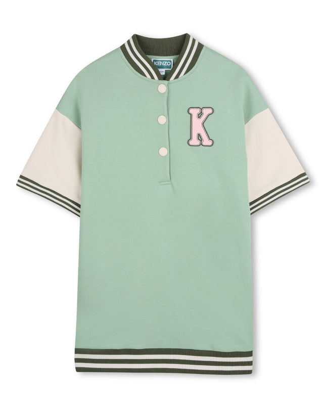 kids atelier kenzo Quiet Green Kenzo Varsity Dress